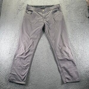 Denali Pant Mens 38x32 Gray Cotton Chino Straight Business Preppy Career Office